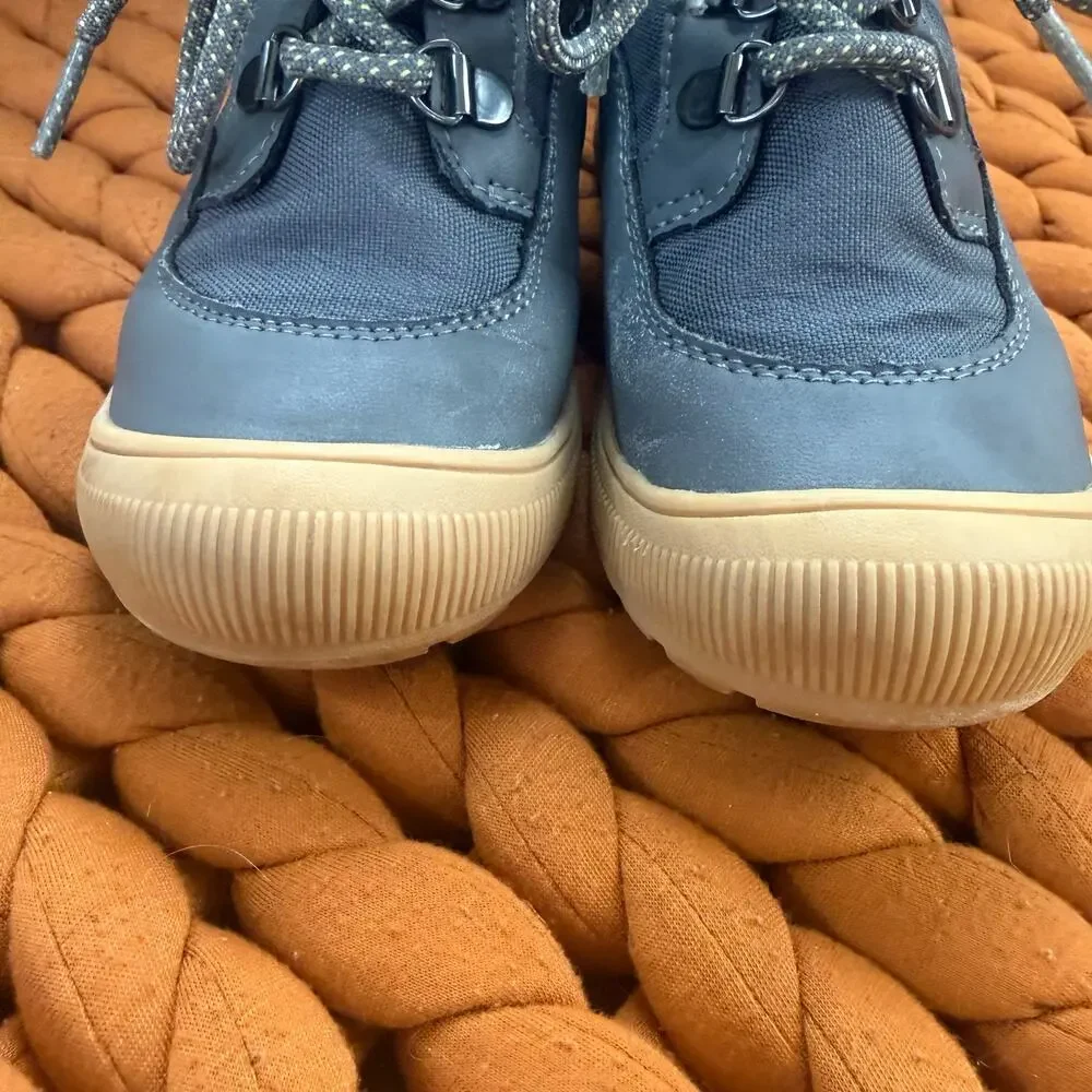 Cat Jack Gray Fox Combat Sneaker Boots Gray High Top Toddle Little Kid 9 Boys